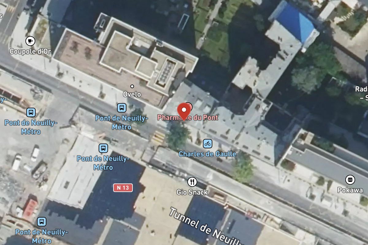 Vue satellite — 174 Avenue Charles de Gaulle