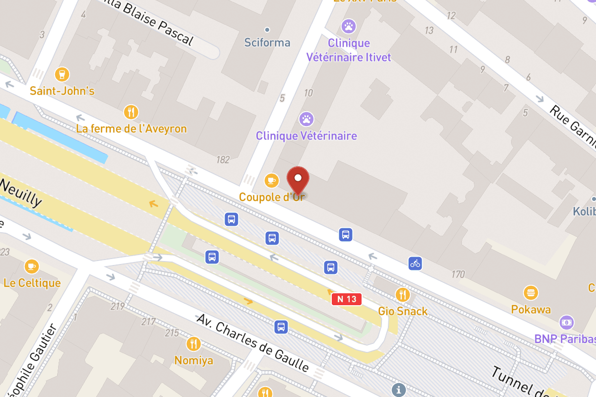 Plan de situation — 176 Avenue Charles de Gaulle