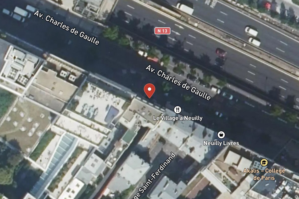 Vue satellite — 177 Avenue Charles de Gaulle