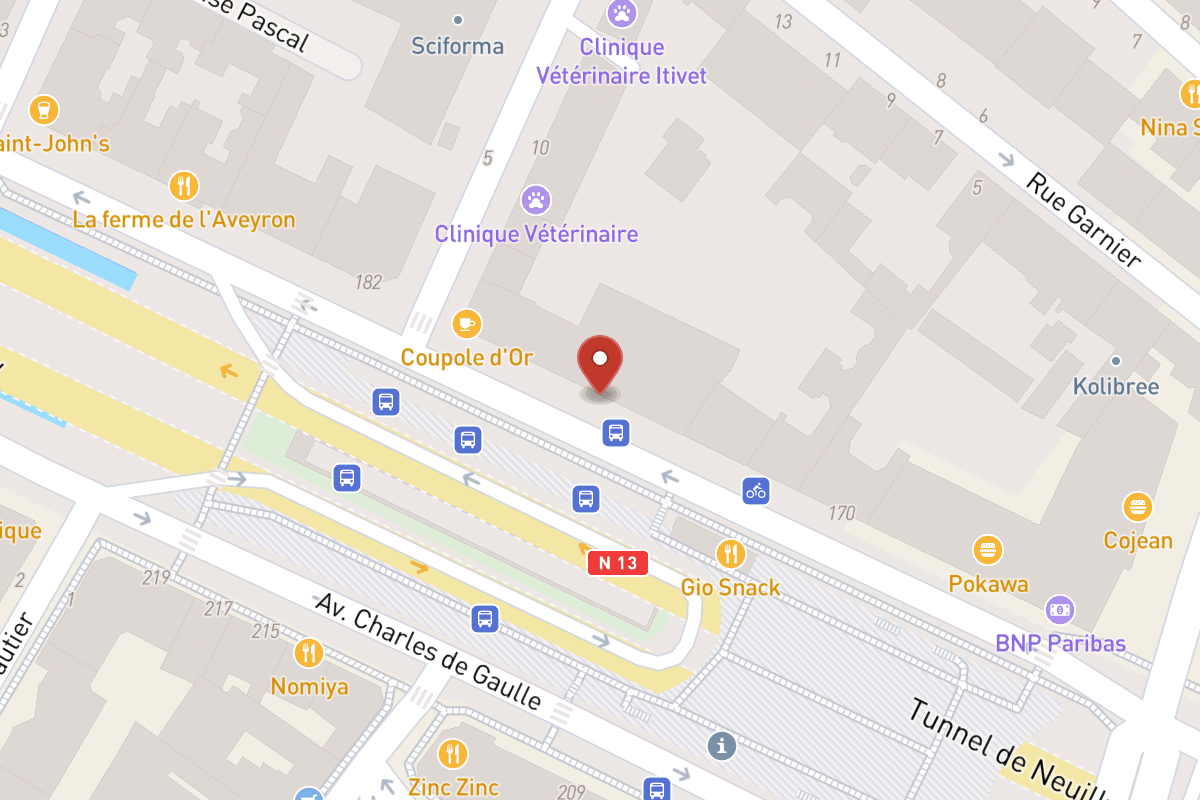 Plan de situation — 178 Avenue Charles de Gaulle