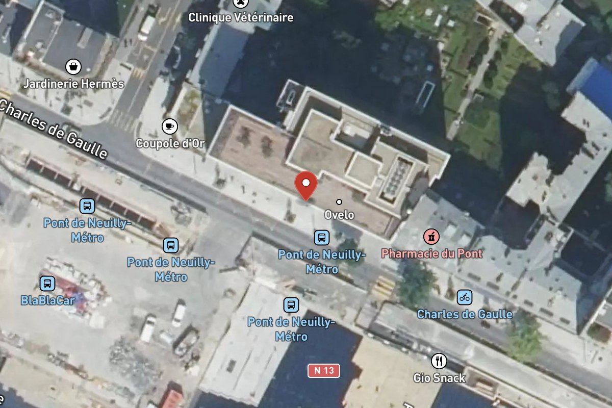 Vue satellite — 178 Avenue Charles de Gaulle