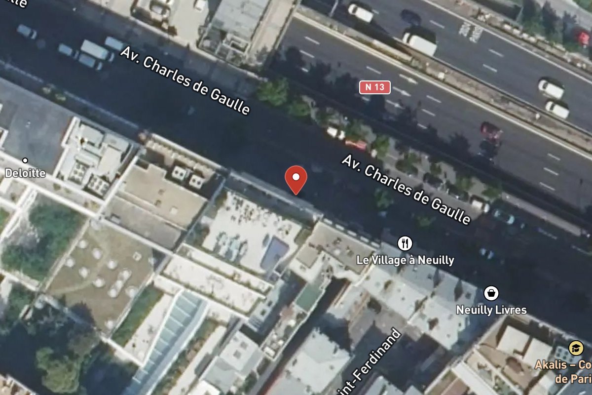 Vue satellite — 179 Avenue Charles de Gaulle