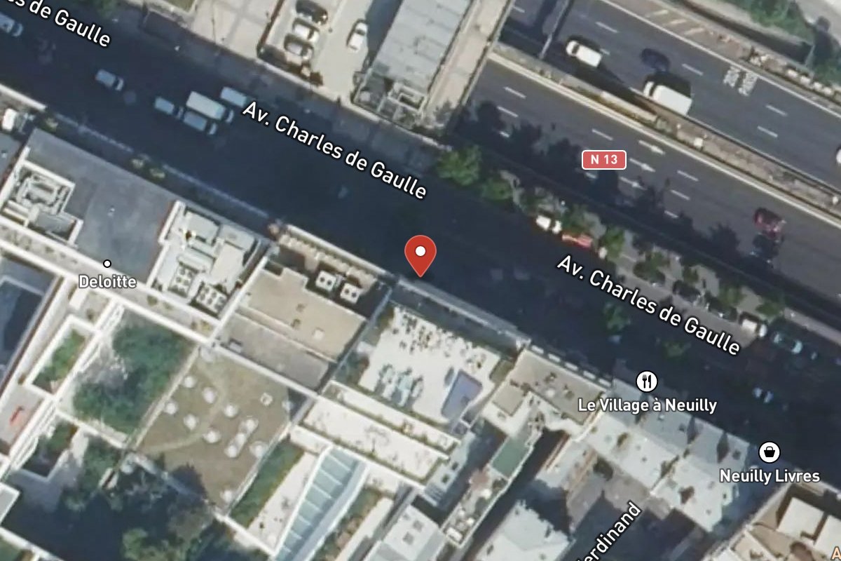 Vue satellite — 181 Avenue Charles de Gaulle