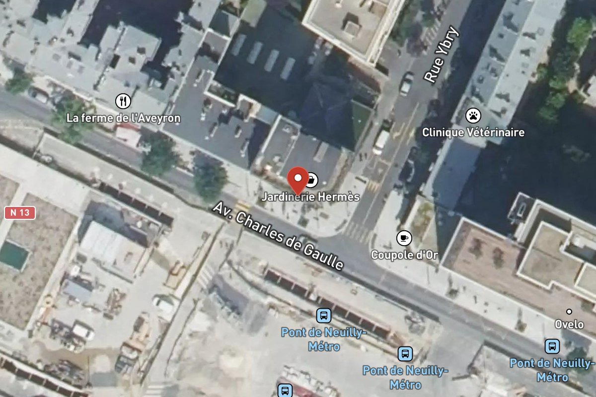 Vue satellite — 182 Avenue Charles de Gaulle