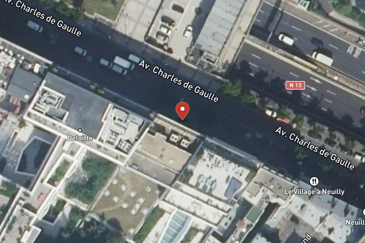 Vue satellite — 183 Avenue Charles de Gaulle