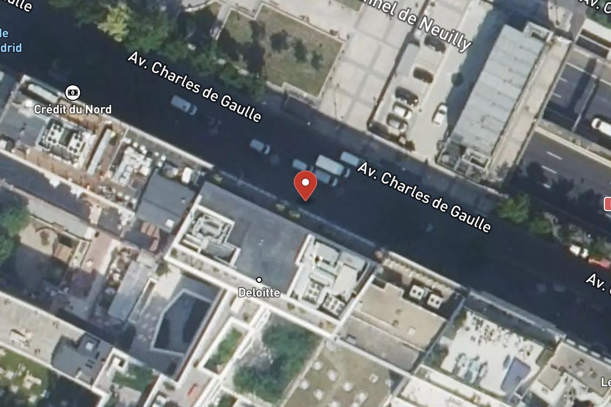 Vue satellite — 187 Avenue Charles de Gaulle