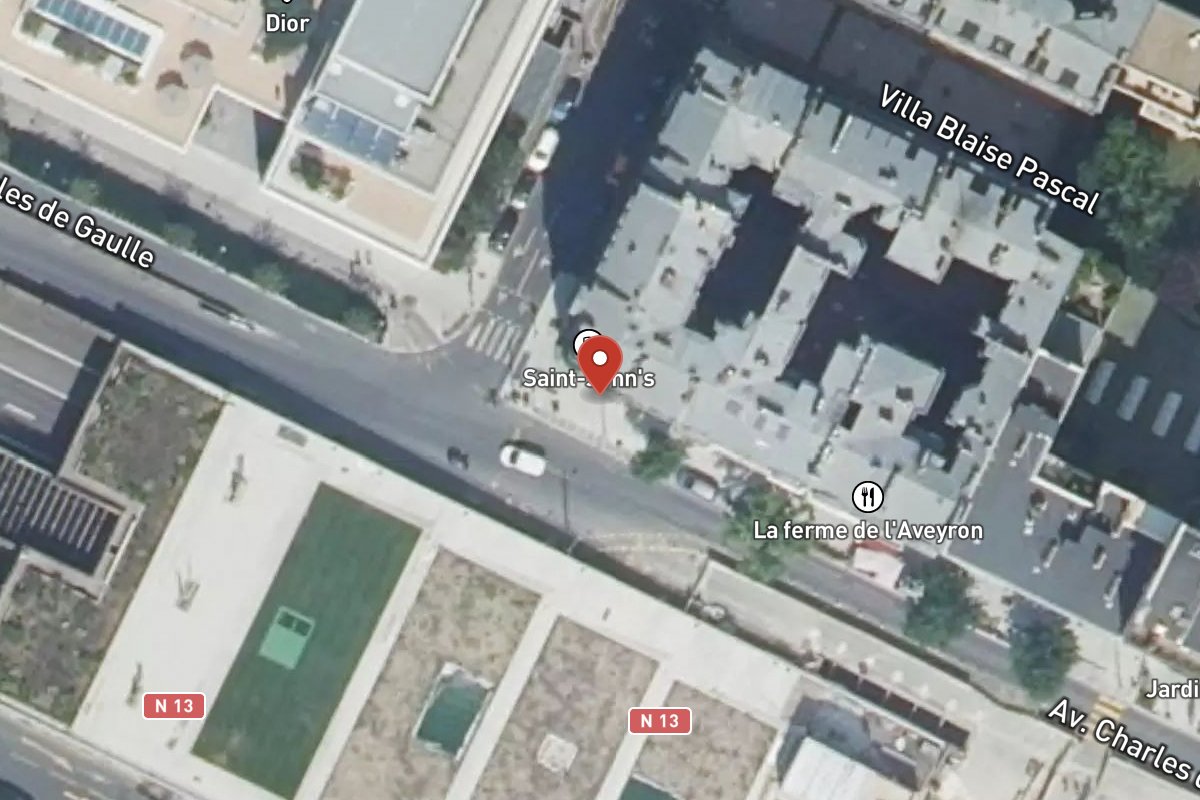 Vue satellite — 188BIS Avenue Charles de Gaulle