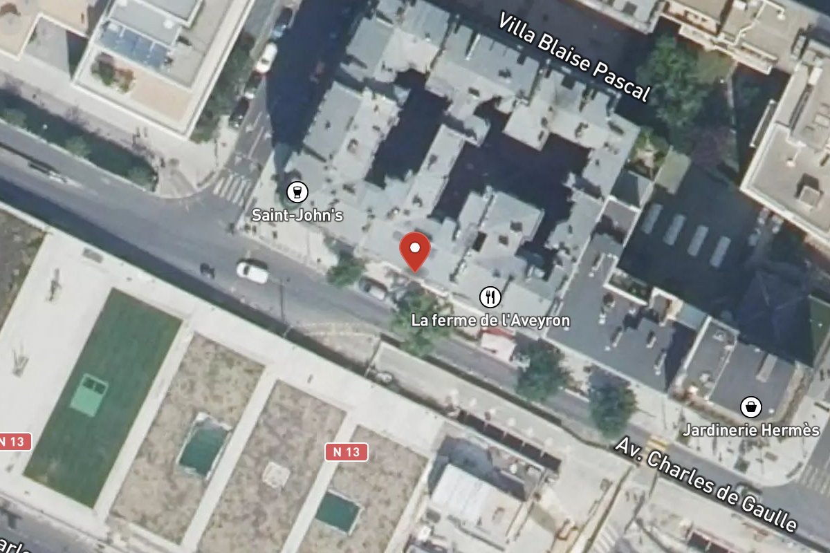 Vue satellite — 188 Avenue Charles de Gaulle