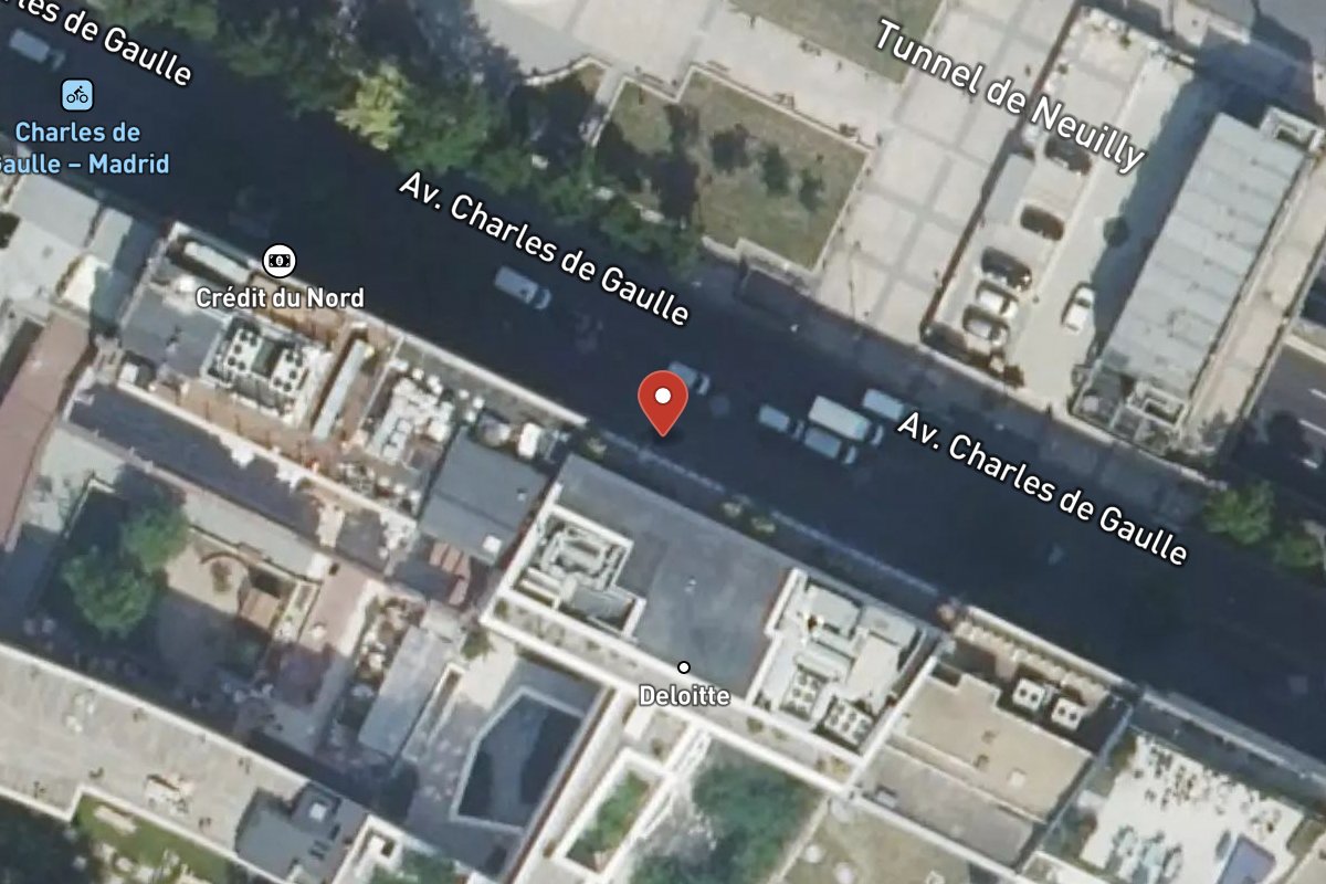 Vue satellite — 189 Avenue Charles de Gaulle