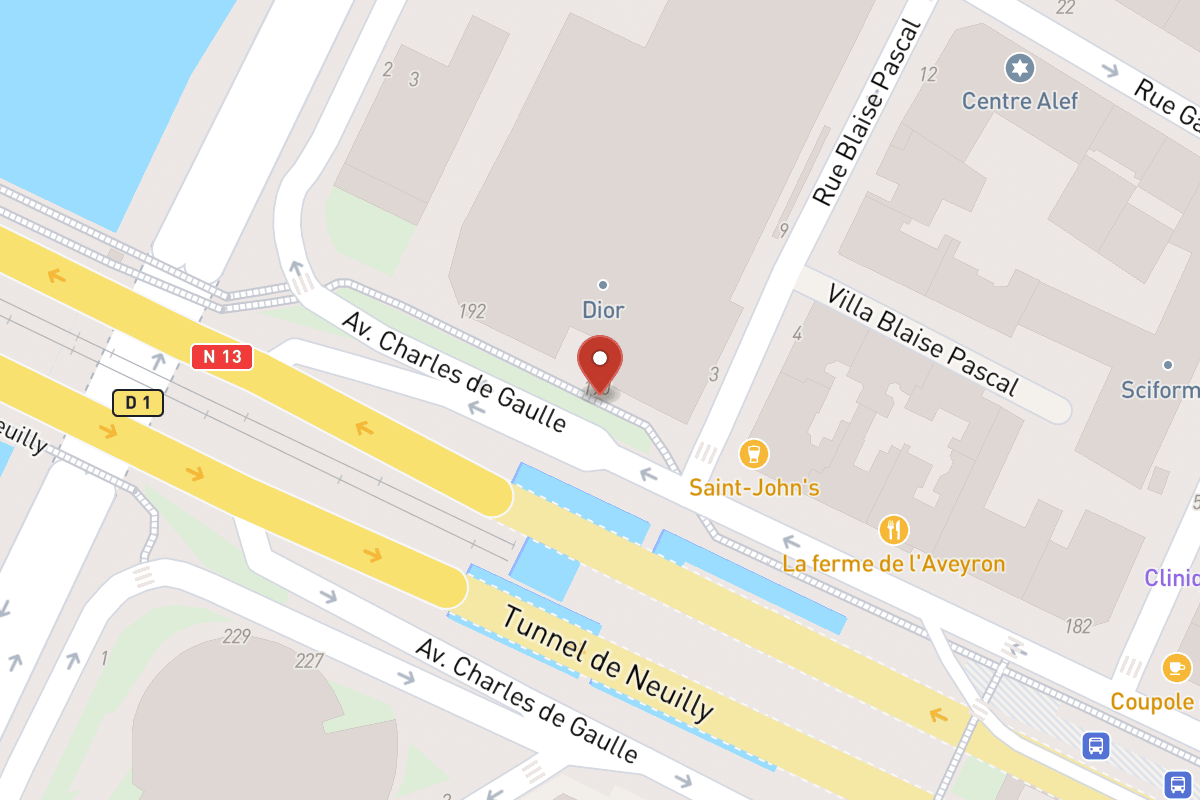 Plan de situation — 190 Avenue Charles de Gaulle