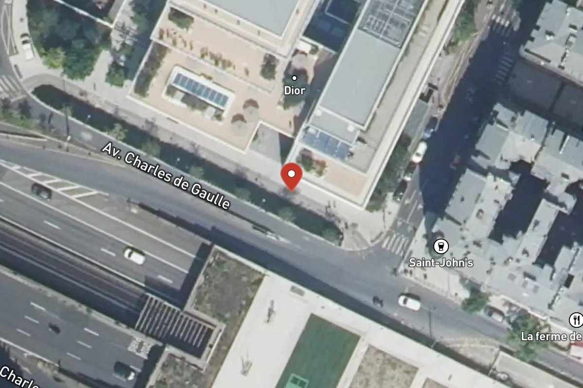Vue satellite — 190 Avenue Charles de Gaulle