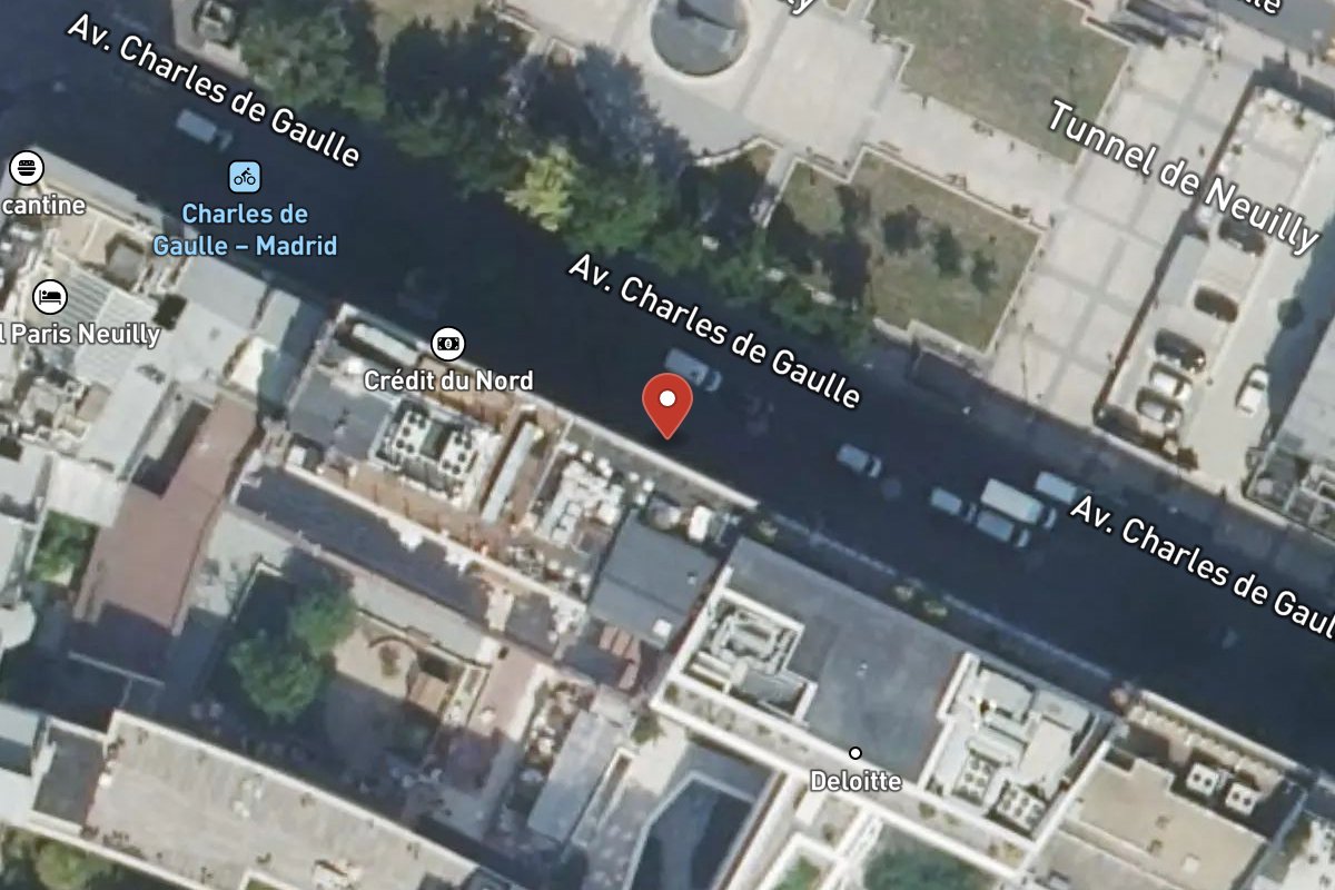 Vue satellite — 191 Avenue Charles de Gaulle