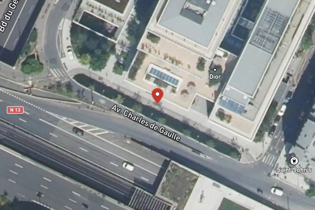 Vue satellite — 192 Avenue Charles de Gaulle