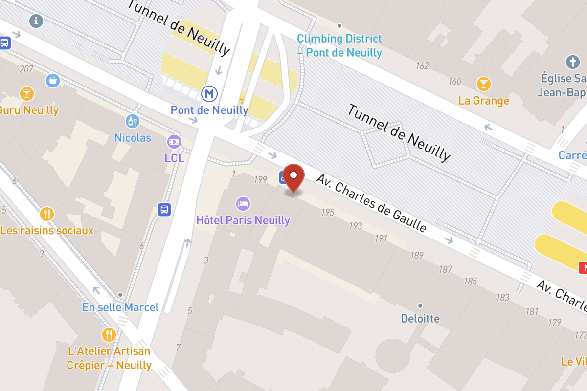 Plan de situation — 197 Avenue Charles de Gaulle