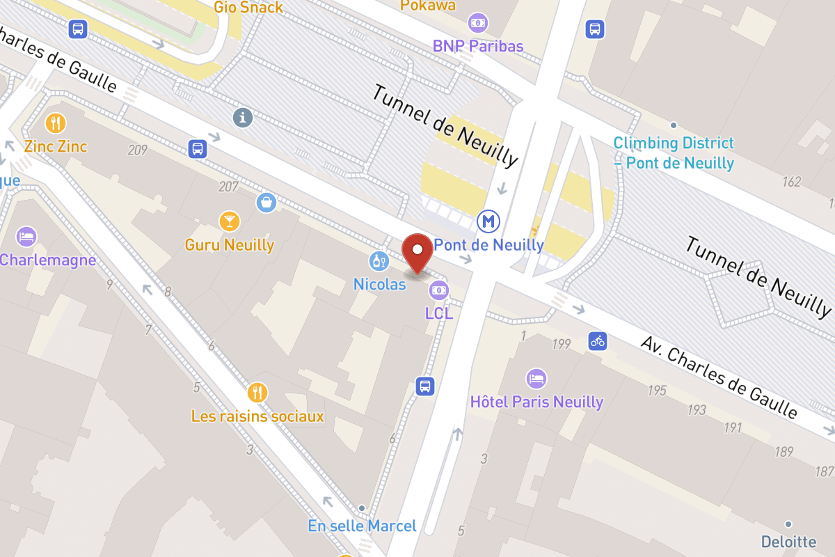 Plan de situation — 201 Avenue Charles de Gaulle