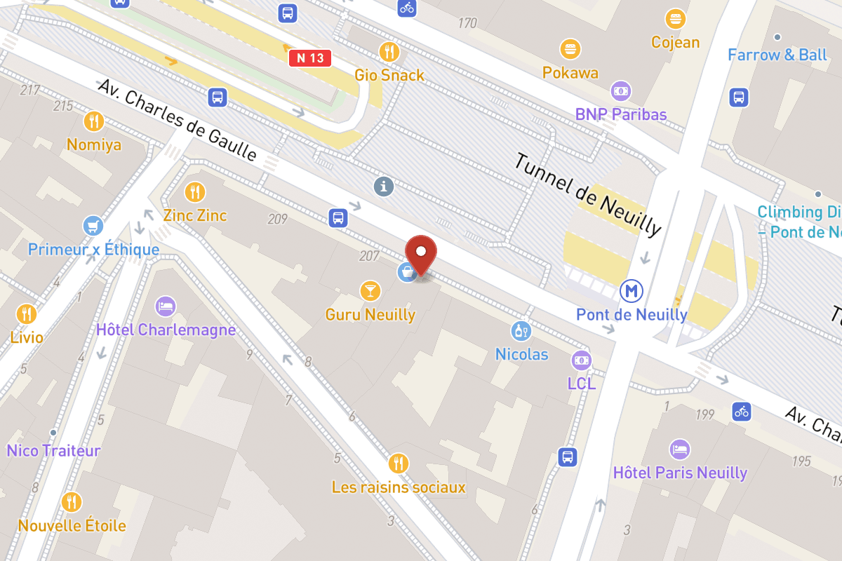Plan de situation — 205 Avenue Charles de Gaulle