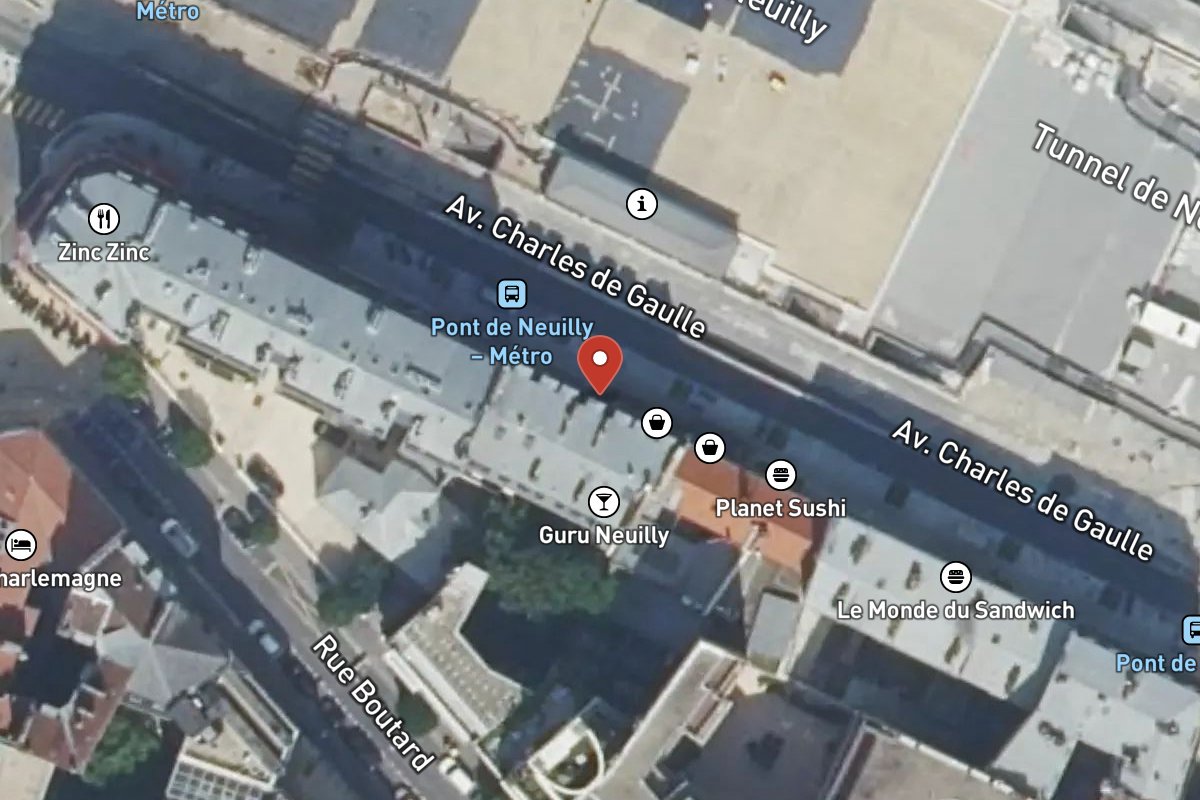 Vue satellite — 207 Avenue Charles de Gaulle