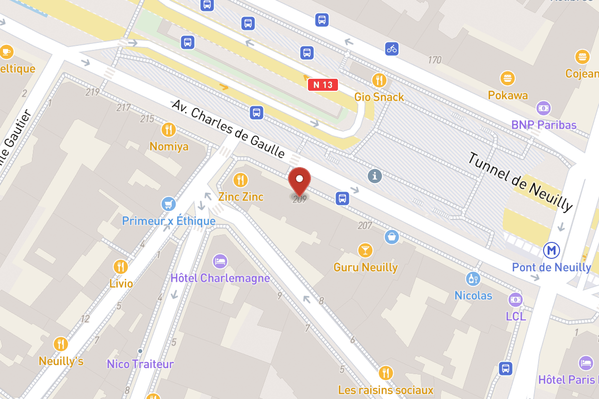 Plan de situation — 209BIS Avenue Charles de Gaulle