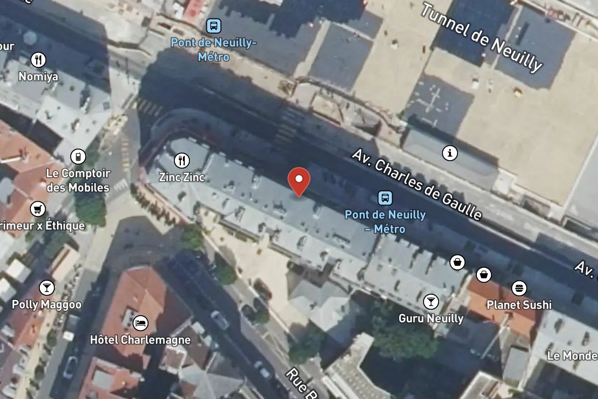 Vue satellite — 209TER Avenue Charles de Gaulle