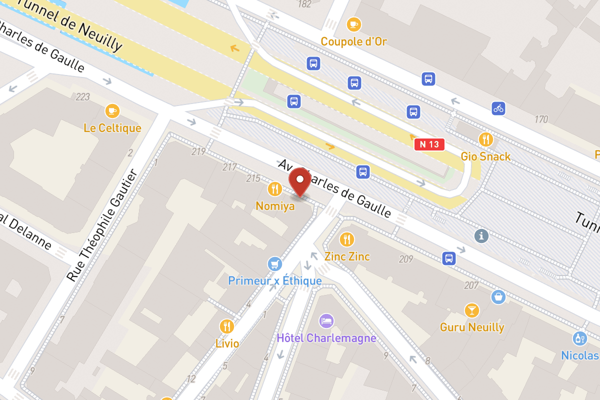 Plan de situation — 211 Avenue Charles de Gaulle