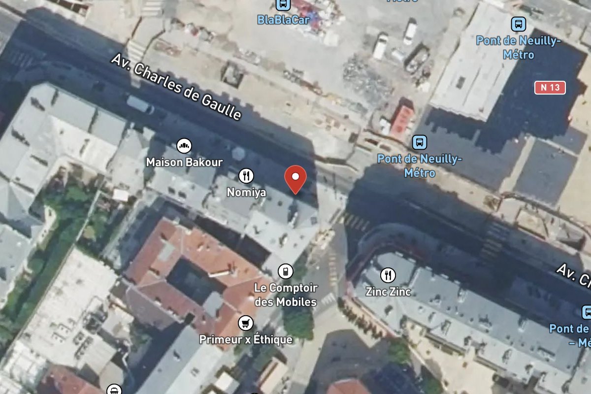 Vue satellite — 211 Avenue Charles de Gaulle