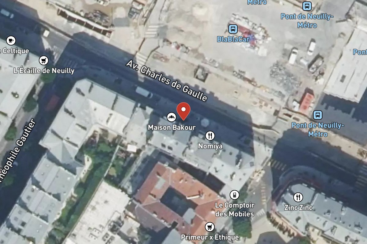 Vue satellite — 215 Avenue Charles de Gaulle