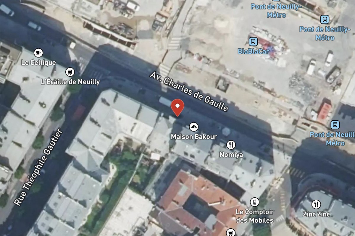 Vue satellite — 217 Avenue Charles de Gaulle