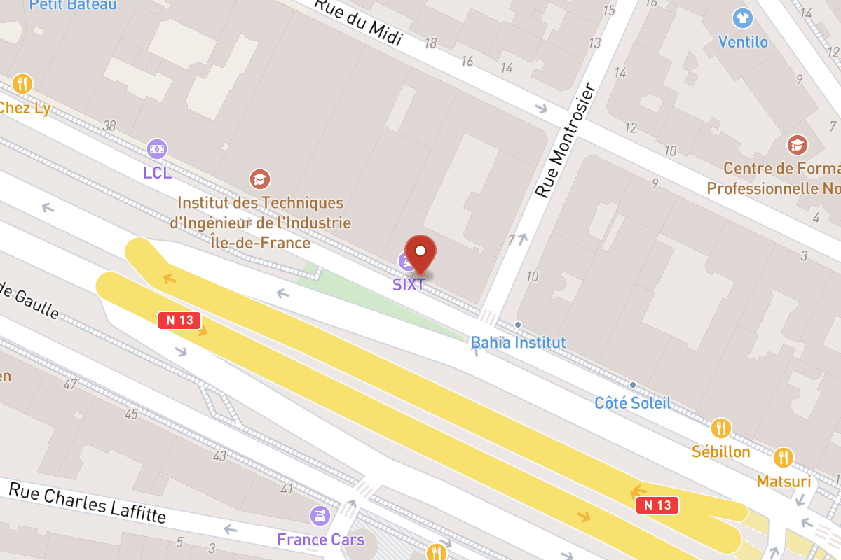 Plan de situation — 28 Avenue Charles de Gaulle