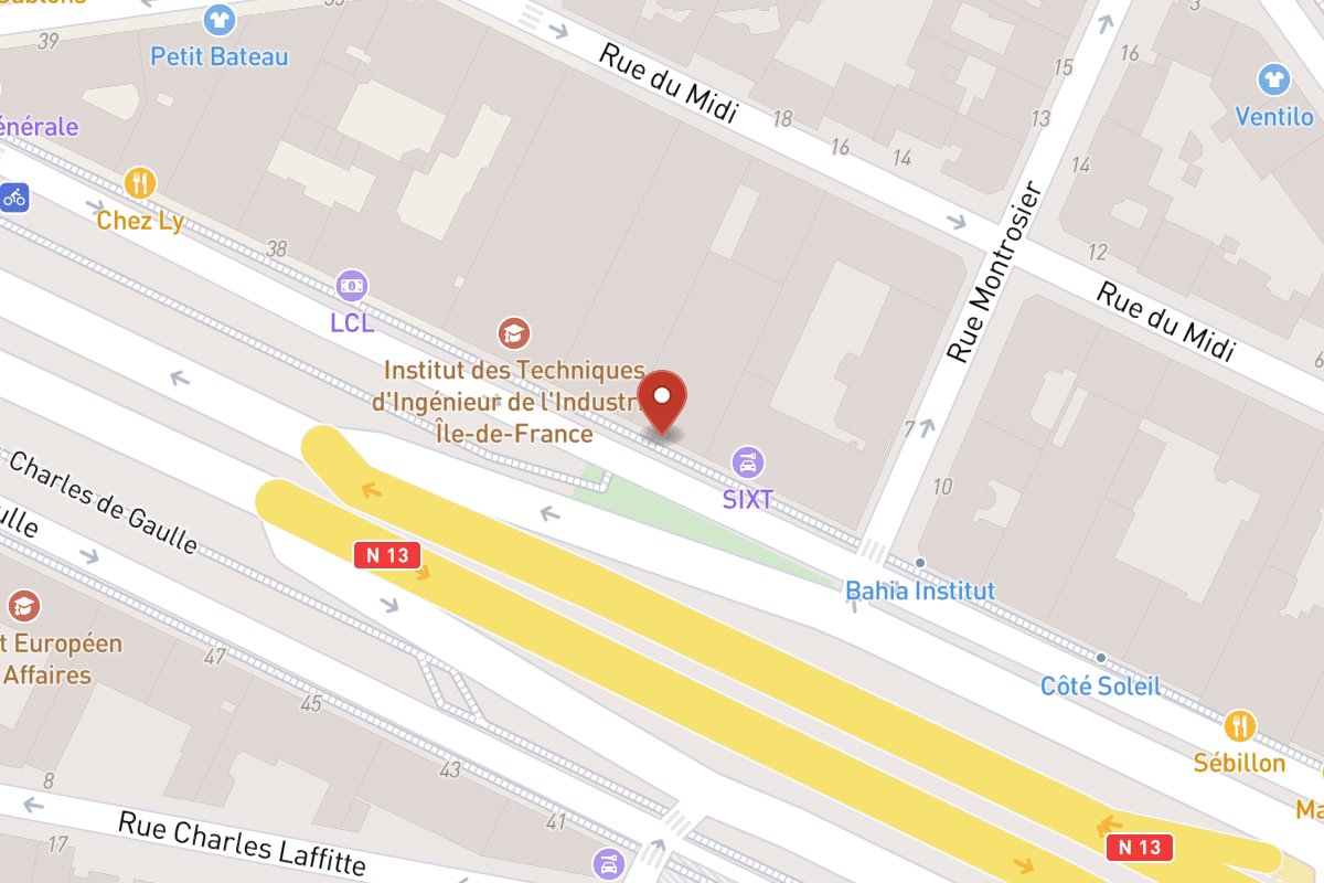 Plan de situation — 30 Avenue Charles de Gaulle