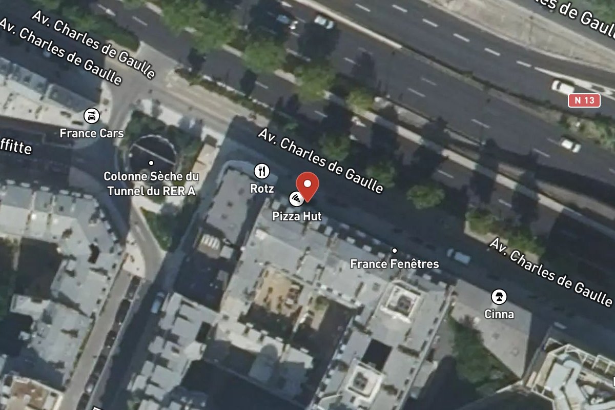 Vue satellite — 33 Avenue Charles de Gaulle