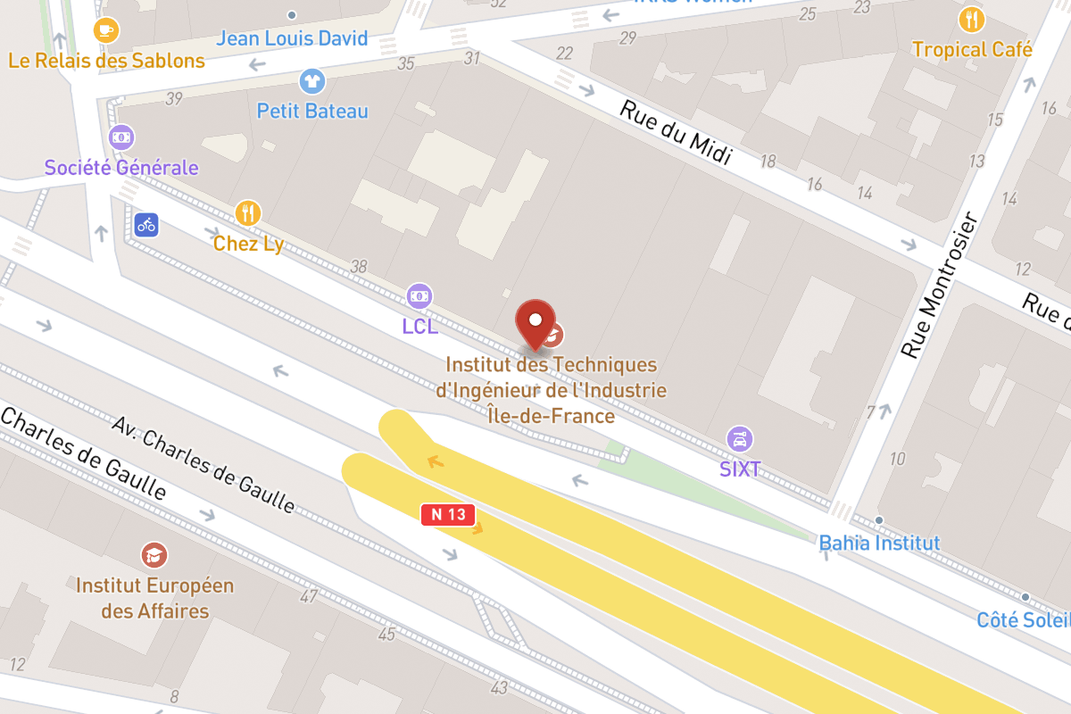 Plan de situation — 34 Avenue Charles de Gaulle