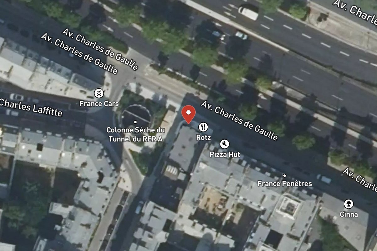 Vue satellite — 35 Avenue Charles de Gaulle