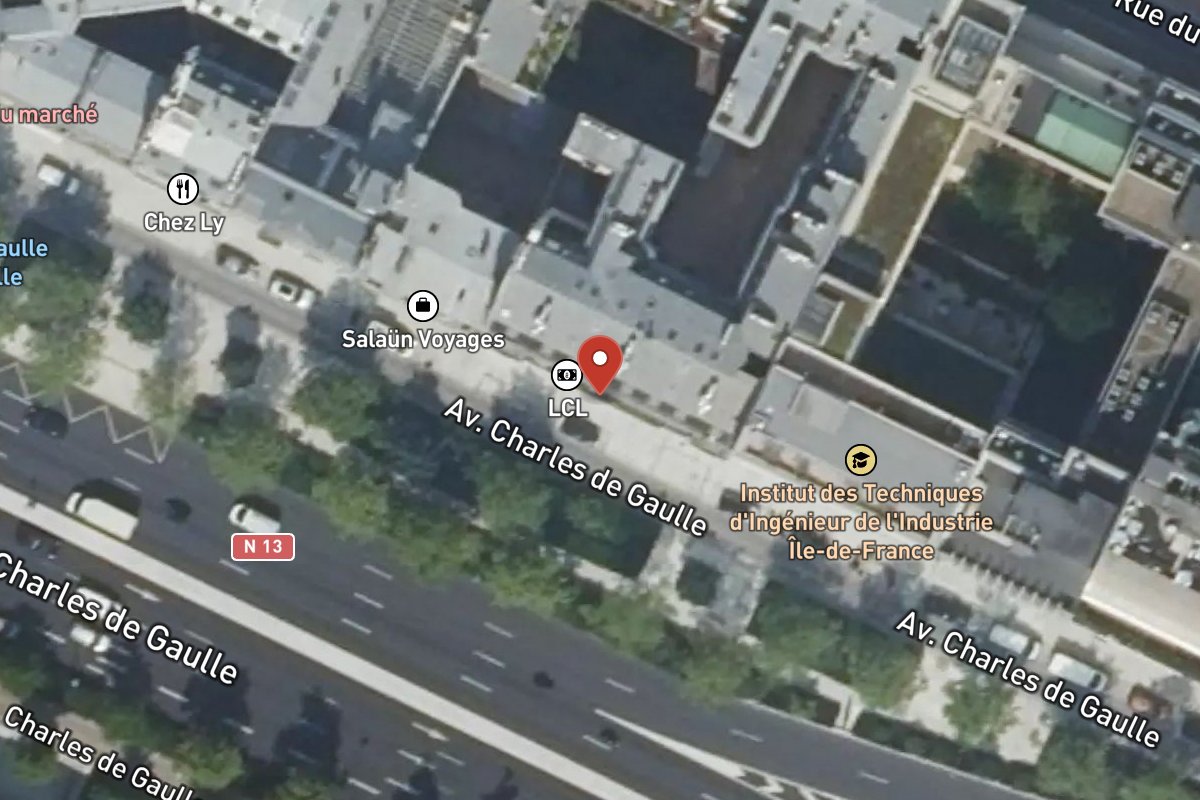 Vue satellite — 36 Avenue Charles de Gaulle