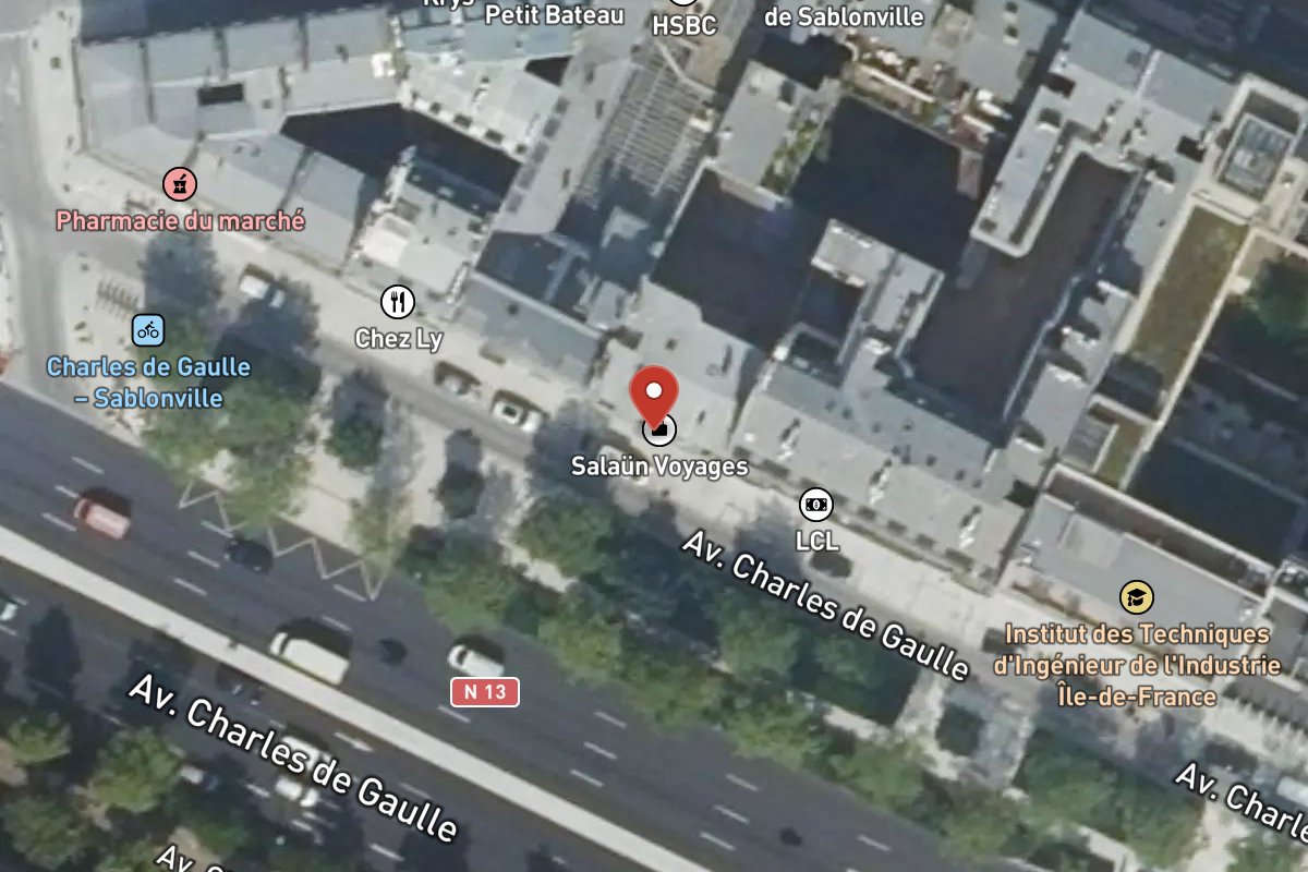 Vue satellite — 38 Avenue Charles de Gaulle