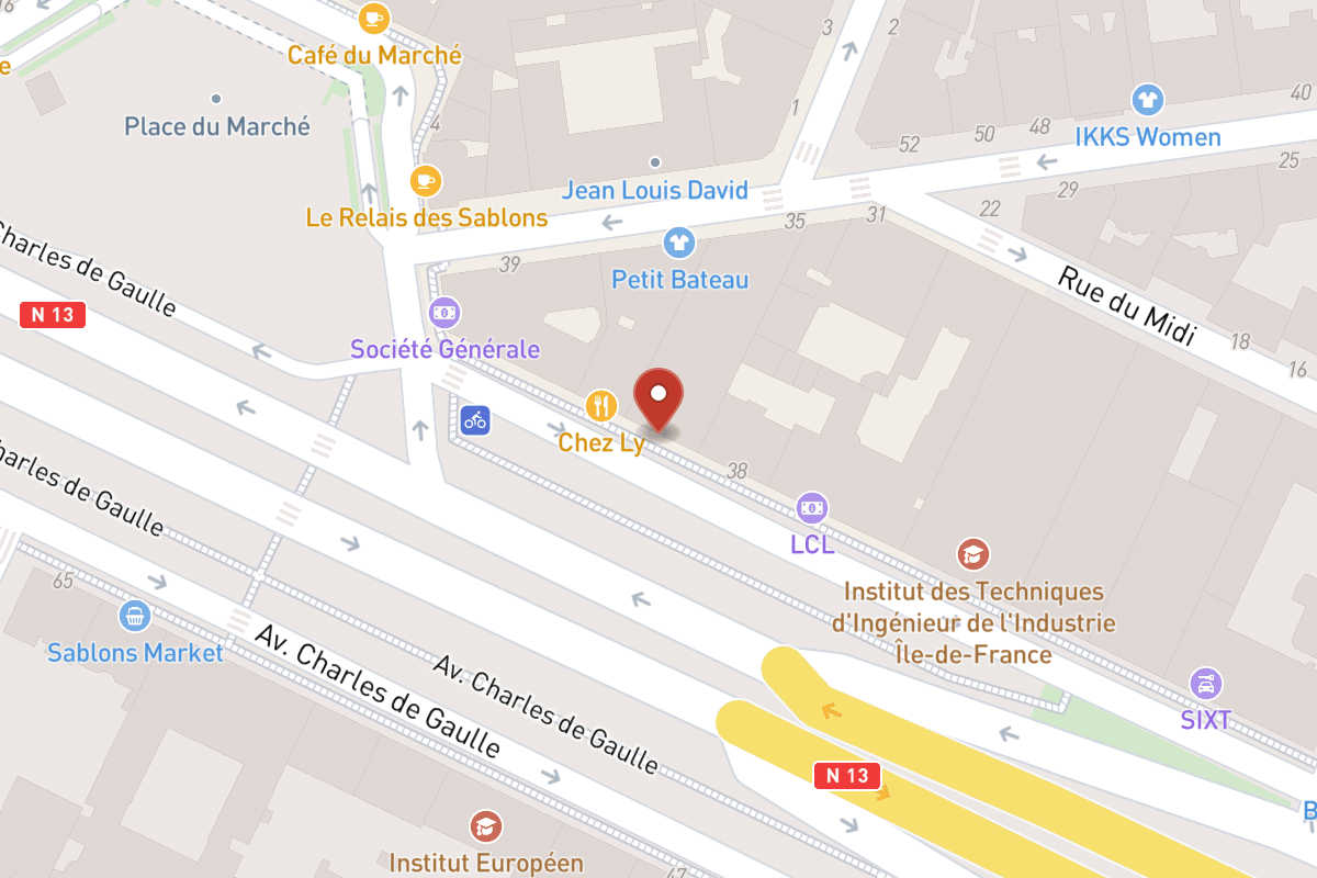Plan de situation — 40 Avenue Charles de Gaulle