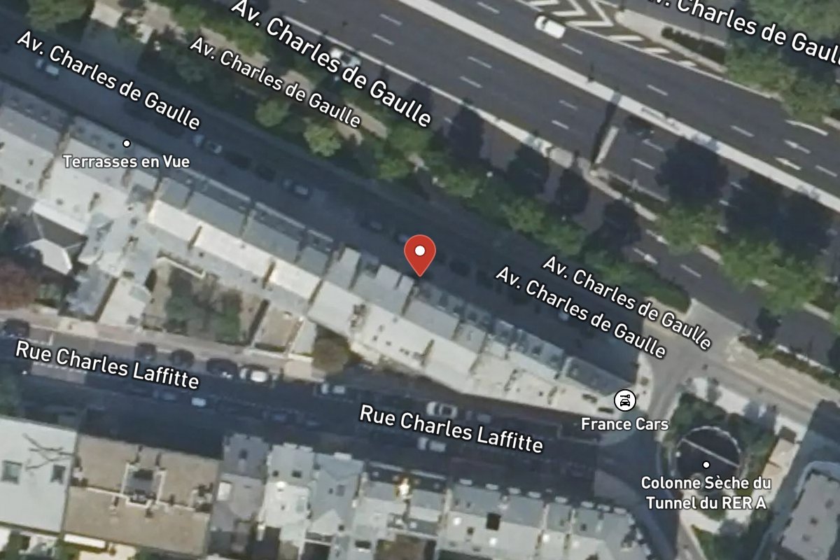 Vue satellite — 43 Avenue Charles de Gaulle