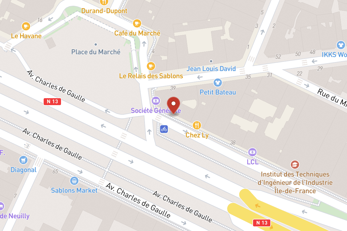Plan de situation — 44 Avenue Charles de Gaulle