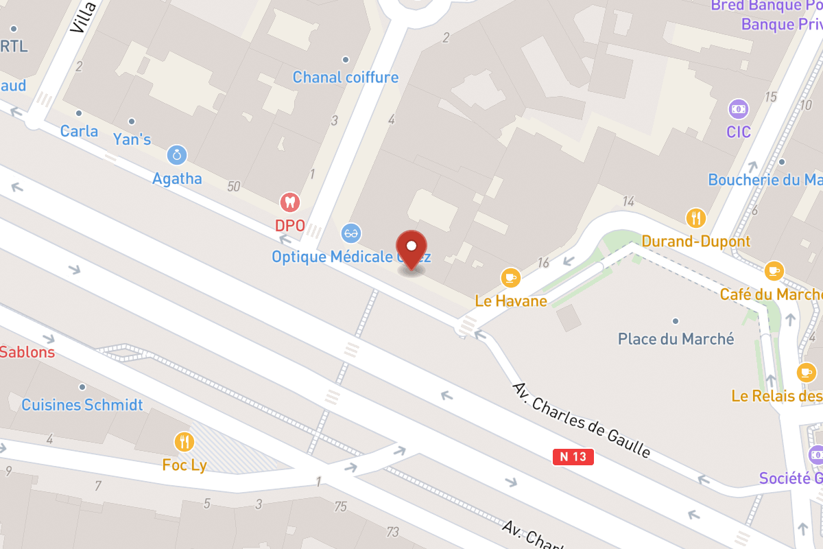Plan de situation — 46BIS Avenue Charles de Gaulle