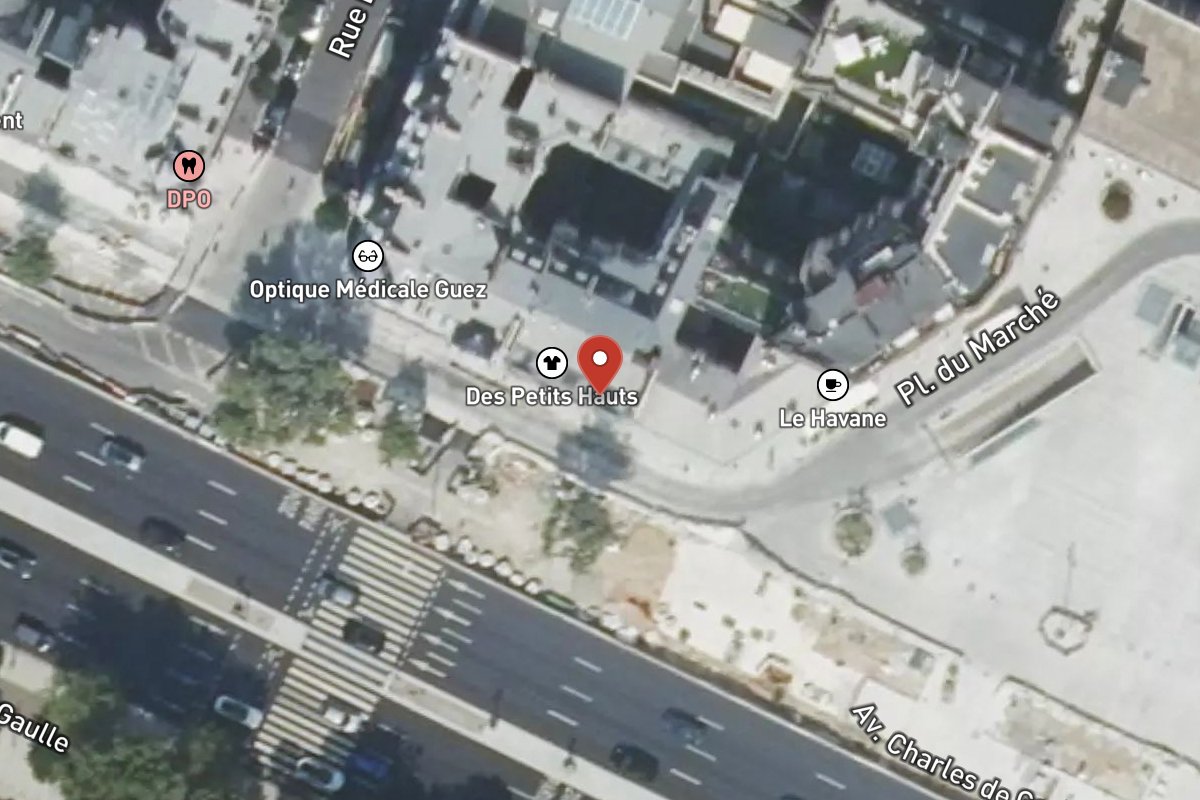 Vue satellite — 46 Avenue Charles de Gaulle