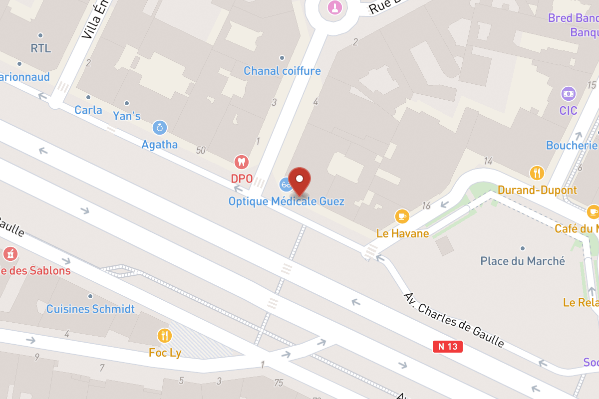 Plan de situation — 48 Avenue Charles de Gaulle