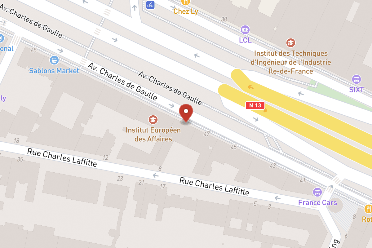 Plan de situation — 49 Avenue Charles de Gaulle