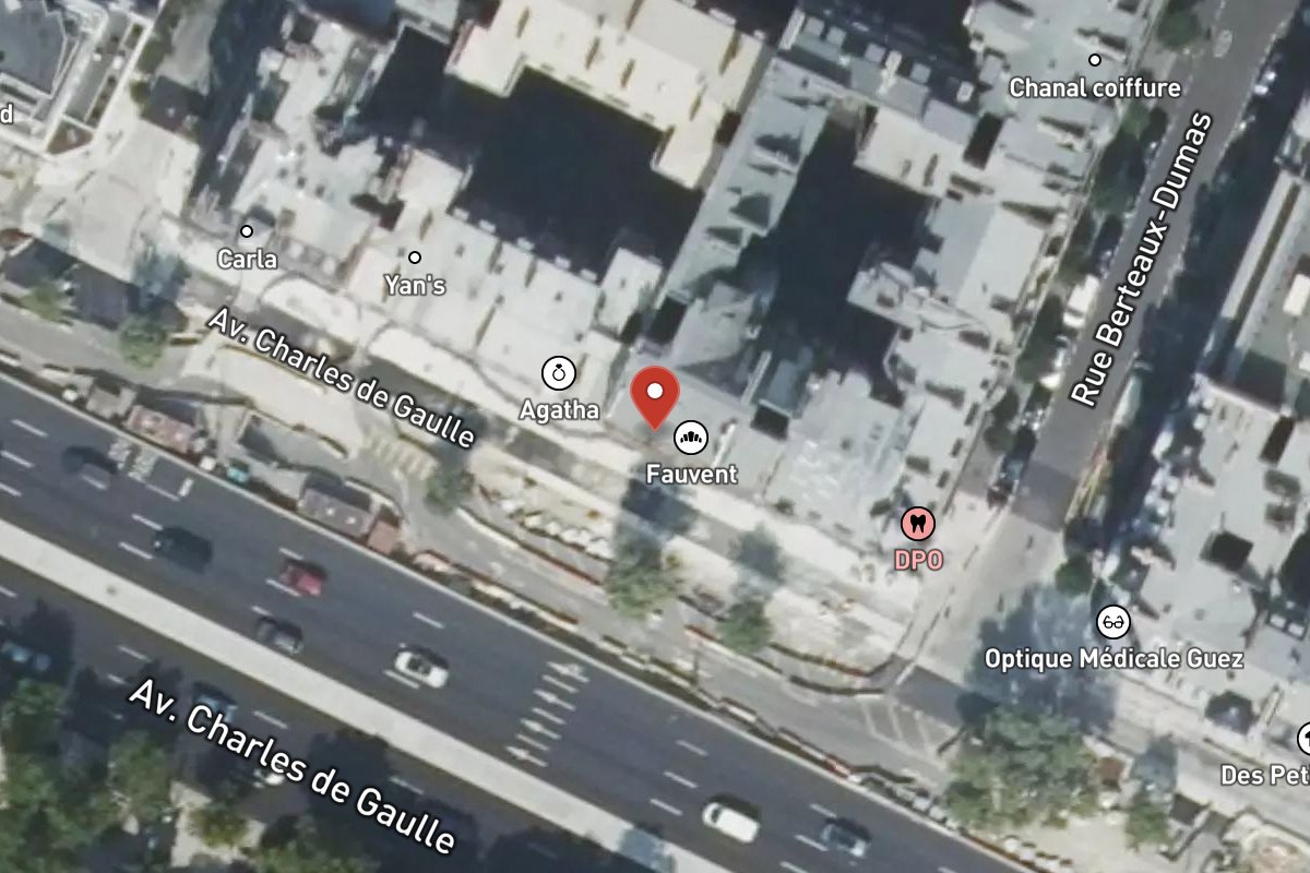 Vue satellite — 50BIS Avenue Charles de Gaulle