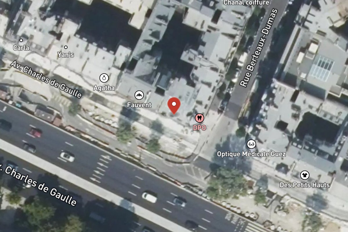 Vue satellite — 50 Avenue Charles de Gaulle