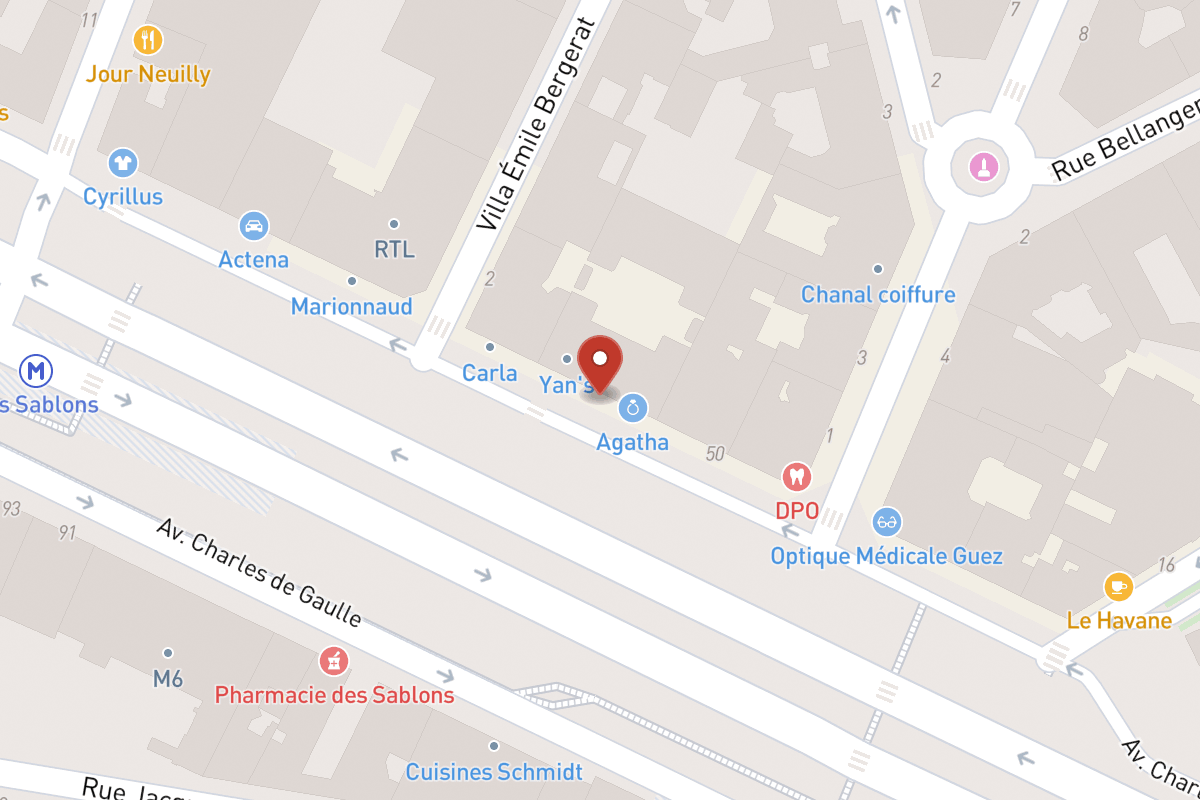 Plan de situation — 52 Avenue Charles de Gaulle