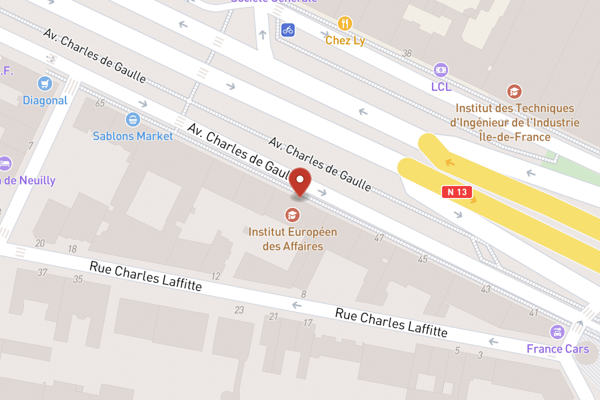 Plan de situation — 53 Avenue Charles de Gaulle