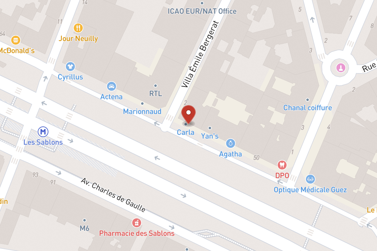 Plan de situation — 54 Avenue Charles de Gaulle