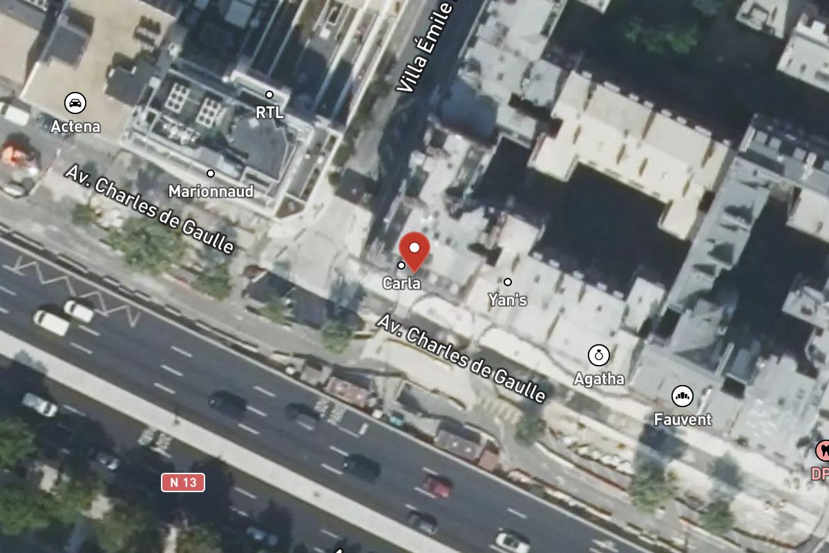 Vue satellite — 54 Avenue Charles de Gaulle