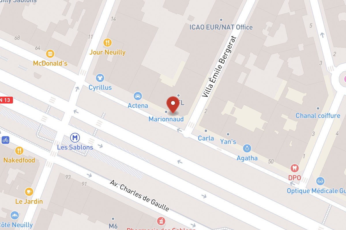 Plan de situation — 56 Avenue Charles de Gaulle