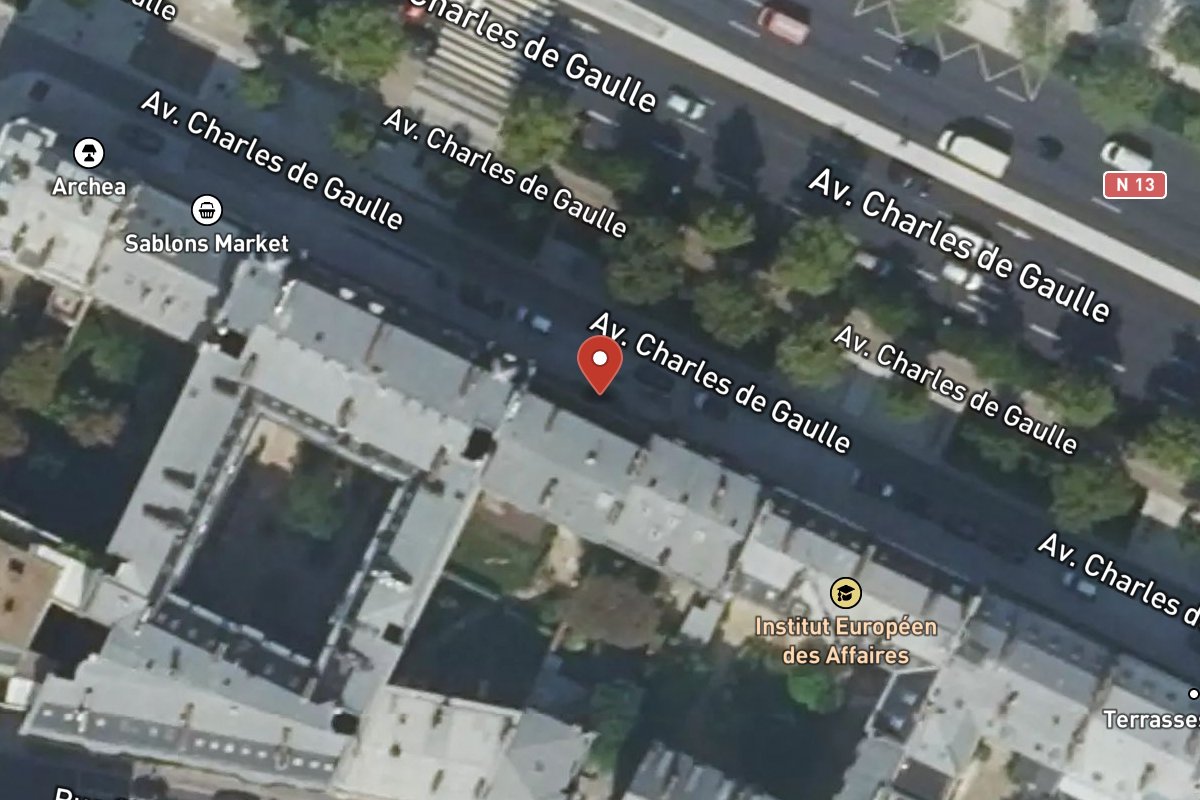 Vue satellite — 57 Avenue Charles de Gaulle