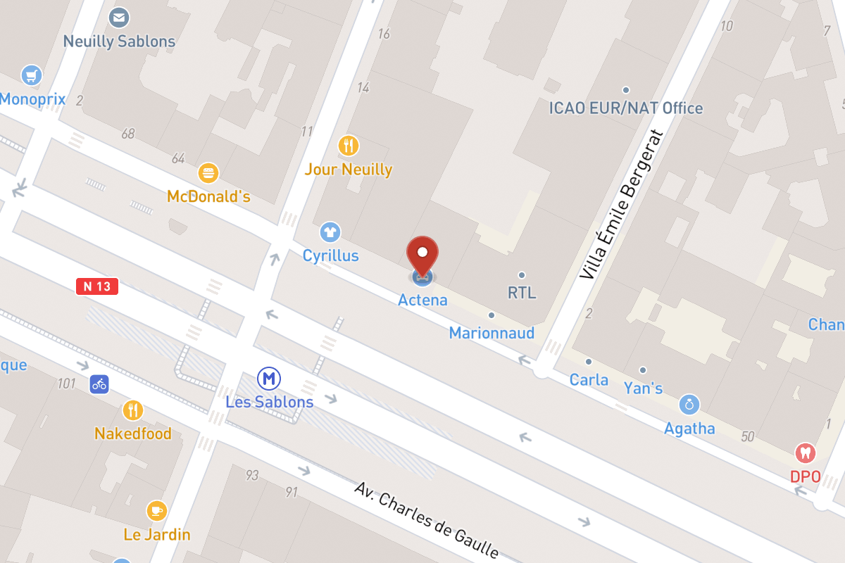 Plan de situation — 58 Avenue Charles de Gaulle